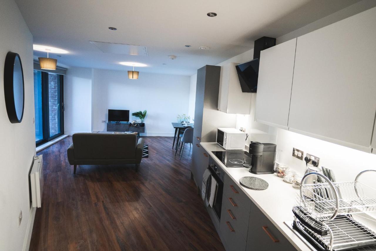 Modern 1-Bed Apartments - New - City Centre - Free Wi-Fi - Sheffield Buitenkant foto